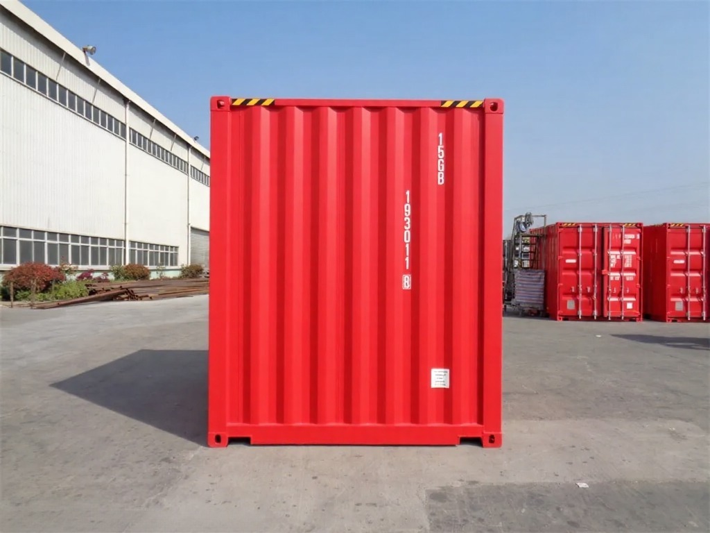 Contentor One-Way 10’ HC – Vermelho RAL 3020 (High Cube) - Image 2