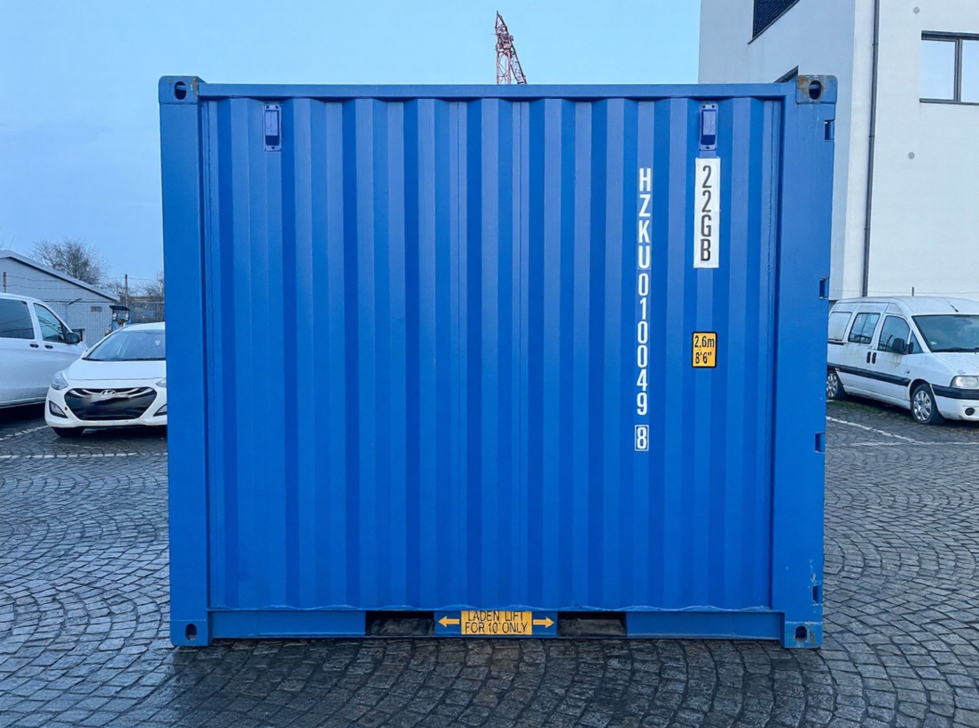 Contentor de armazenamento 10 pés – Azul Claro RAL 5012 - Image 9