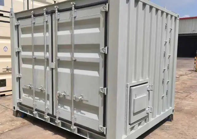 Contentor marítimo de 10 pés com porta dupla – novo - Image 4